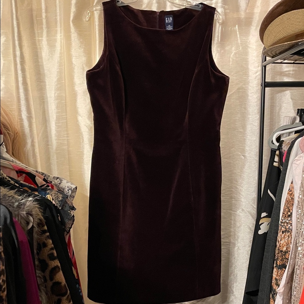 GAP Women's Deep Burgundy Mini Dress
